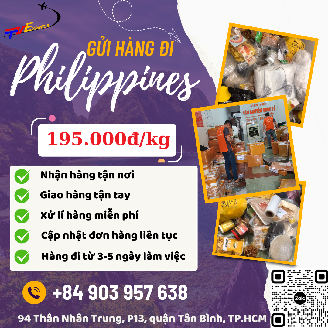 Gửi hàng đi Philippines